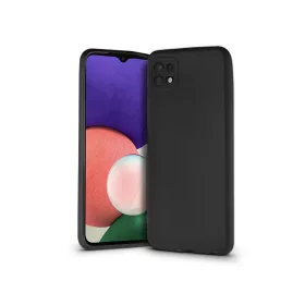   Samsung A226B Galaxy A22 5G szilikon hátlap - Soft Premium - fekete
