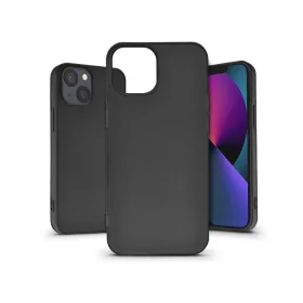   Apple iPhone 13 Mini szilikon hátlap - Soft Premium - fekete