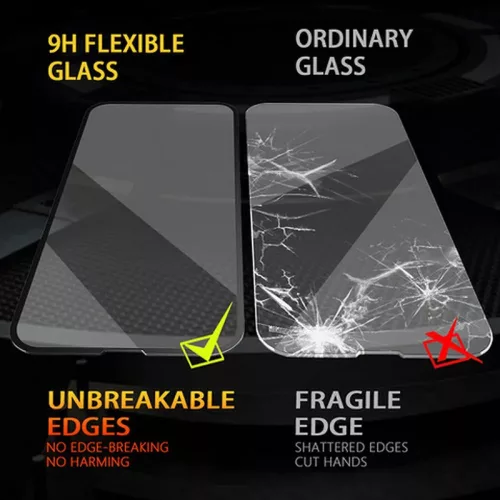Apple iPhone 13 Mini rugalmas üveg képernyővédő fólia - Bestsuit Flexglass 3D   Full Cover - fekete