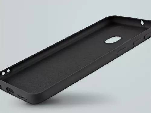 Samsung S908B Galaxy S22 Ultra 5G szilikon hátlap - Soft Premium - fekete