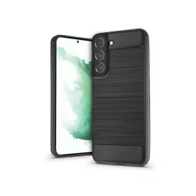   Samsung S906B Galaxy S22+ 5G szilikon hátlap - Carbon - fekete
