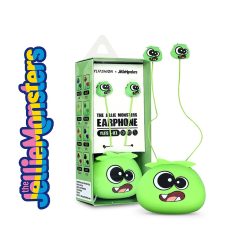   Jellie Monsters vezetékes fülhallgató 3,5 mm jack csatlakozóval - Ylfashion     YLFS-01 - zöld
