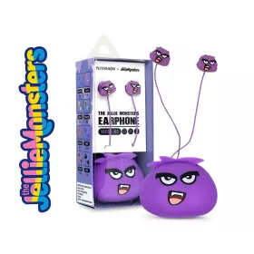   Jellie Monsters vezetékes fülhallgató 3,5 mm jack csatlakozóval - Ylfashion     YLFS-01 - lila