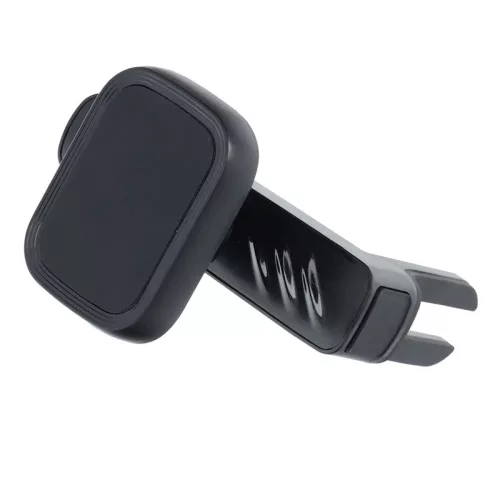 Univerzális kerek szellőzőrácsba illeszthető mágneses PDA/GSM autós tartó (pl.  Mercedes) - MP-M Magnetic Car Holder - fekete