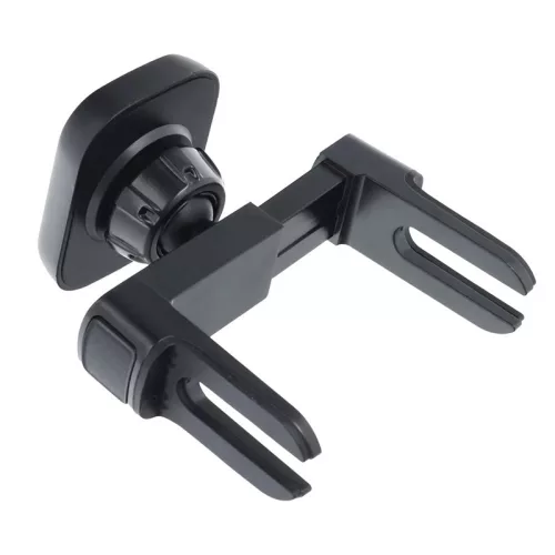 Univerzális kerek szellőzőrácsba illeszthető mágneses PDA/GSM autós tartó (pl.  Mercedes) - MP-M Magnetic Car Holder - fekete