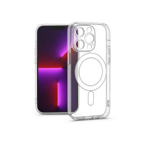   Haffner Clear Mag Cover kameravédős szilikon tok - Apple iPhone 13 Pro - átlátszó