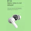 TWS Bluetooth sztereó headset v5.0 + töltőtok - Y113 True Wireless Earphones    with Charging Case - fehér
