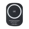Qi vezeték nélküli, szellőzőrácsba illeszthető autós tartó/gyorstöltő MagSafe   vezeték nélküli funkcióval rendelkező Apple készülékekhez - D10 - fekete