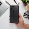 Samsung A136U Galaxy A13 5G/Galaxy A04s oldalra nyíló flipes tok - Smart MagnetoBook - fekete
