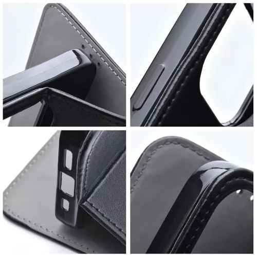 Samsung A136U Galaxy A13 5G/Galaxy A04s oldalra nyíló flipes tok - Smart MagnetoBook - fekete