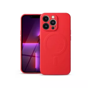   Apple iPhone 13 Pro szilikon hátlap - Silicone Mag Cover - piros