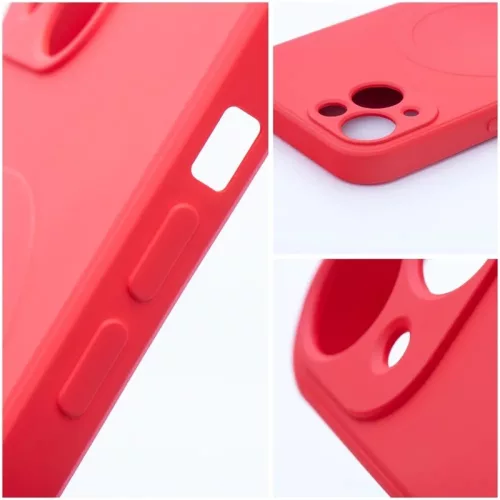 Apple iPhone 13 Pro szilikon hátlap - Silicone Mag Cover - piros