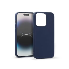Haffner Matt szilikon tok - Apple iPhone 14 Pro - kék