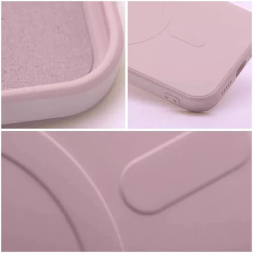 Apple iPhone 13 Pro szilikon hátlap - Silicone Mag Cover - rózsaszín