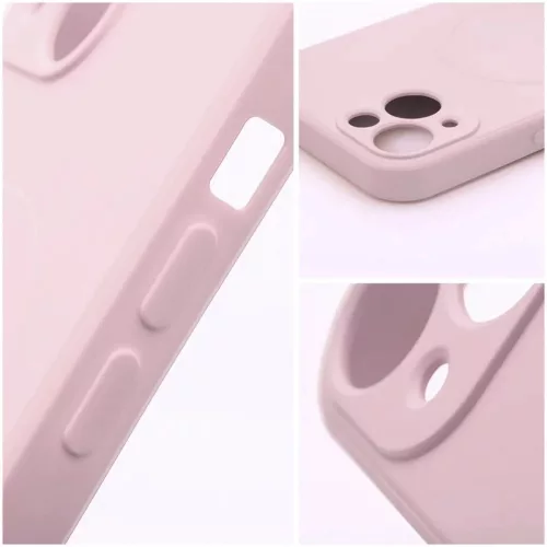 Apple iPhone 13 Pro szilikon hátlap - Silicone Mag Cover - rózsaszín