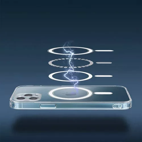Apple iPhone 14 Pro Max szilikon hátlap - Clear Mag Cover - átlátszó