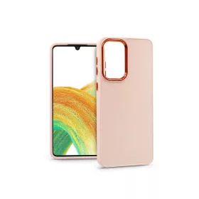   Samsung A336B Galaxy A33 5G szilikon hátlap - Frame - rózsaszín
