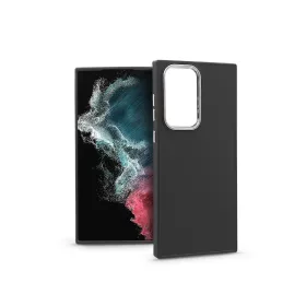   Samsung S908B Galaxy S22 Ultra 5G szilikon hátlap - Frame - fekete