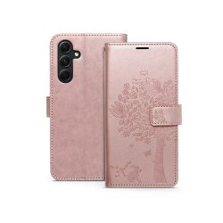   Mezzo Book Flip bőrtok - Samsung SM-A546 Galaxy A54 5G - rose gold