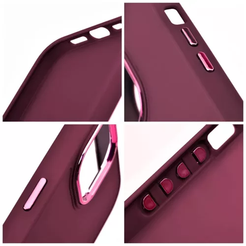 Xiaomi Redmi Note 11 Pro/Redmi Note 11 Pro 5G szilikon hátlap - Frame - bíbor