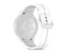 Samsung Galaxy Watch 4 / 5 / 5 Pro / 6 szilikon 20 mm-es sport szíj -           40/42/43/44/45/46/47 mm - fehér (ECO csomagolás)