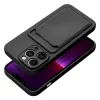 Xiaomi Redmi Note 12 Pro 5G/Poco X5 Pro 5G szilikon hátlap kártyatartóval - CardCase - fekete