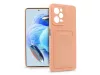 Xiaomi Redmi Note 12 Pro 5G/Poco X5 Pro 5G szilikon hátlap kártyatartóval - CardCase - rózsaszín
