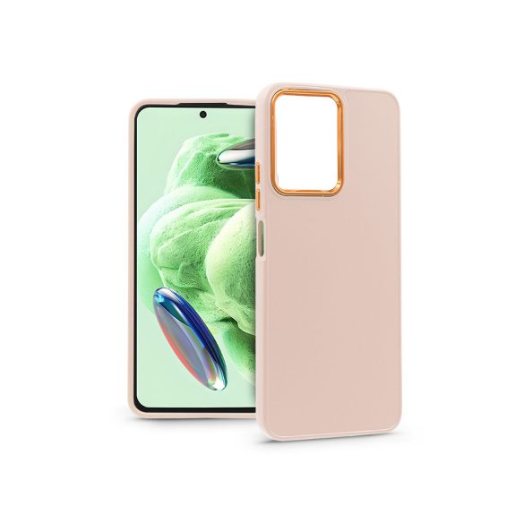 Xiaomi Redmi Note 12 5G/Poco X5 5G szilikon hátlap - Frame - rózsaszín