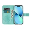 Mezzo Book Flip bőrtok - Xiaomi Redmi Note 12 Pro 5G/Poco X5 Pro 5G - mandala   zöld