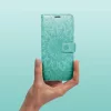 Mezzo Book Flip bőrtok - Xiaomi Redmi Note 12 Pro 5G/Poco X5 Pro 5G - mandala   zöld