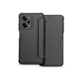   Razor Book Flip bőrtok - Xiaomi Redmi Note 12 Pro 5G/Poco X5 Pro 5G - fekete