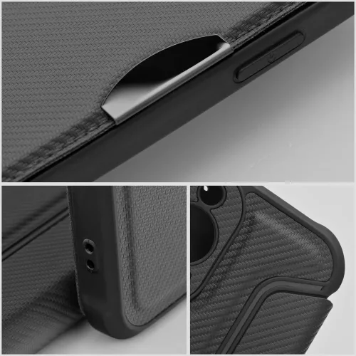 Razor Book Flip bőrtok - Xiaomi Redmi Note 12 Pro 5G/Poco X5 Pro 5G - fekete