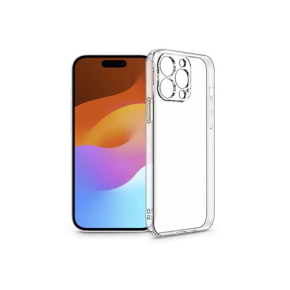 Apple iPhone 15 Pro Max szilikon hátlap - Clear Case - átlátszó