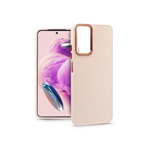 Xiaomi Redmi Note 12S szilikon hátlap - Frame - rózsaszín