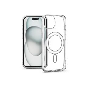   Haffner Clear Mag Cover szilikon tok - Apple iPhone 15 - átlátszó