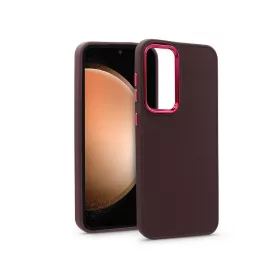   Samsung SM-S711 Galaxy S23 FE szilikon hátlap - Frame - bíbor