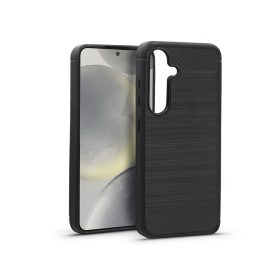   Haffner Carbon szilikon tok - Samsung SM-S921 Galaxy S24 - fekete