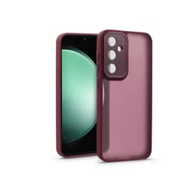   Samsung SM-S711 Galaxy S23 FE hátlap kameravédő peremmel, lencsevédő üveggel -  Variete - bíbor