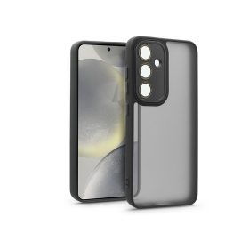   Samsung SM-S921 Galaxy S24 hátlap kameravédő peremmel, lencsevédő üveggel -     Variete - fekete