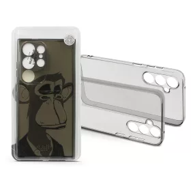   Samsung SM-S928 Galaxy S24 Ultra szilikon hátlap - Gray Monkey - átlátszó