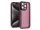 Apple iPhone 15 Pro Max hátlap kameravédő peremmel, lencsevédő üveggel - Variete- bíbor