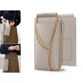   ROAR univerzális vállra akasztható mobiltelefon táska - ROAR Smart Mini Cross   Bag - bézs