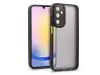 Samsung Galaxy A25 5G hátlap kameravédő peremmel, lencsevédő üveggel - Variete -fekete