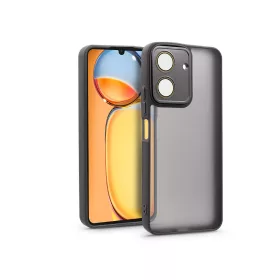   Xiaomi Redmi 13C hátlap kameravédő peremmel, lencsevédő üveggel - Variete -     fekete