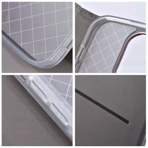 Smart Magneto Book Flip bőrtok - Samsung SM-A356 Galaxy A35 5G - bordó