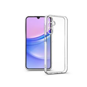   Haffner Clear Case Box kameravédős szilikon tok - Samsung A155 Galaxy A15 4G/A155G - átlátszó