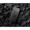 Samsung Galaxy A25 5G ütésálló hátlap gyűrűvel és kameravédővel - Slide Armor - fekete