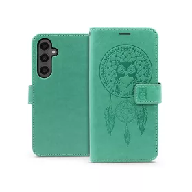   Mezzo Book Flip bőrtok - Samsung SM-S711 Galaxy S23 FE - zöld