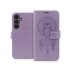   Mezzo Book Flip bőrtok - Samsung SM-S711 Galaxy S23 FE - lila