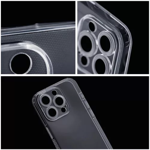 Samsung SM-A256 Galaxy A25 5G szilikon hátlap kameravédővel - Grid Clear Case - átlátszó